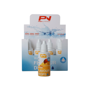 Water Flavour Drops 12 pack - Mango Peach